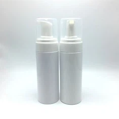 Hvítur plastdælaflaska 3.3oz 5oz