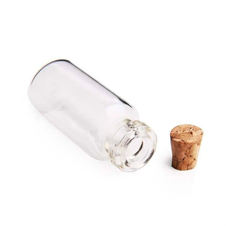 Small Glass Bottle With Cork Stoppers